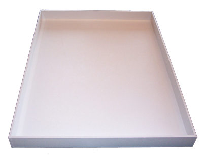 bird cage trays white